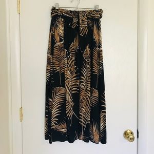 Like New H&M Palm Maxi Skirt Size SM